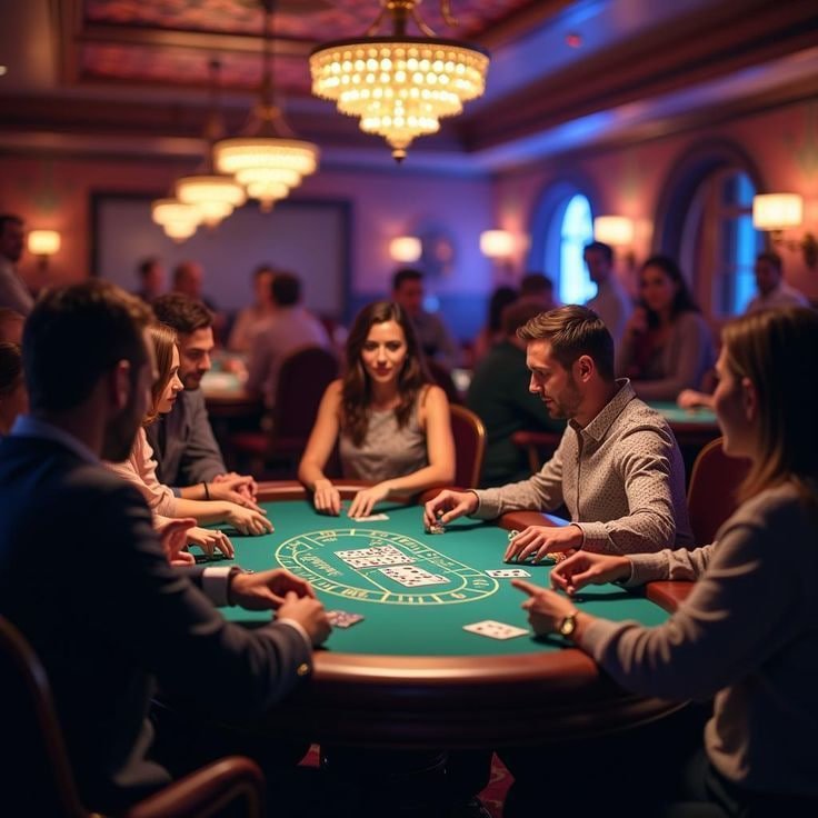Meja French Roulette dengan dealer live di platform spin 189