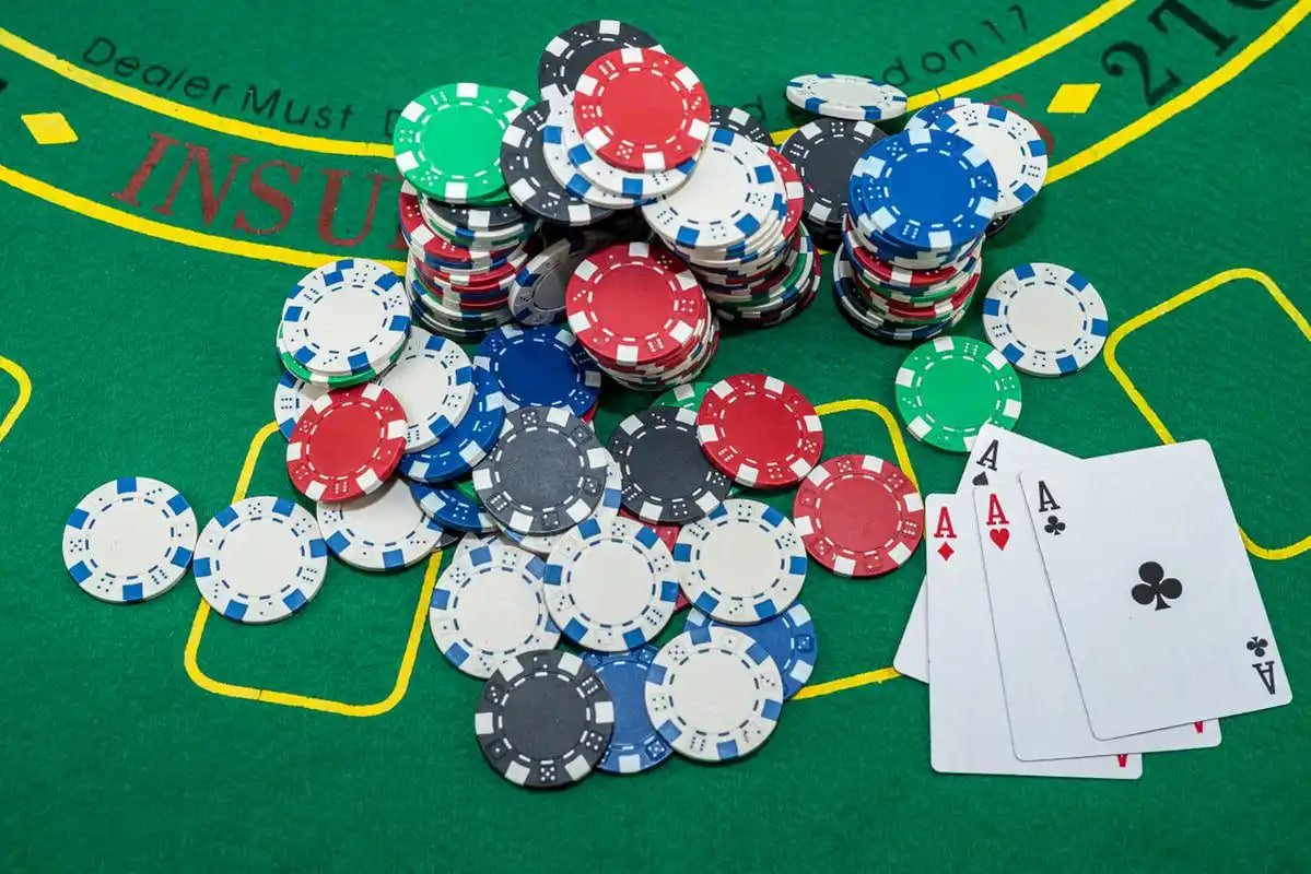 Antarmuka taruhan live blackjack